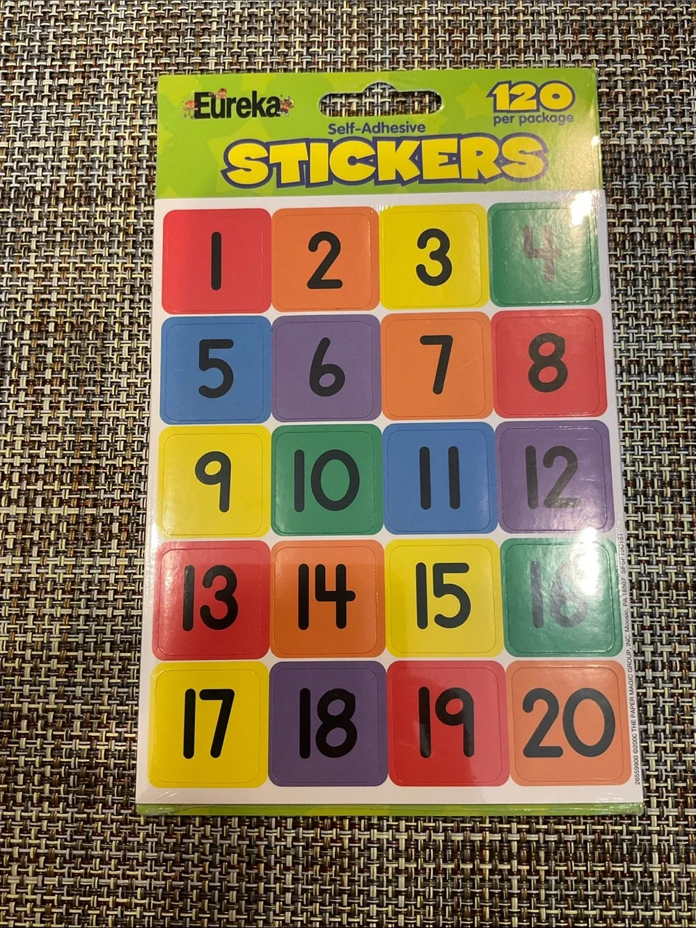 3 sticker gift packages.